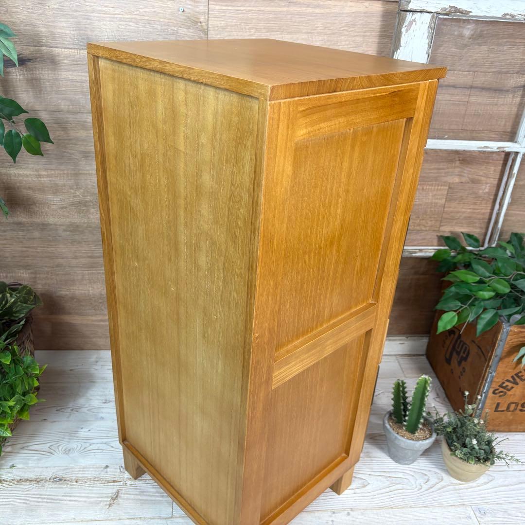 ナチュラルウッド桐材無垢木製カラー多引き出し7段チェストタンス収納飾り棚収納家具