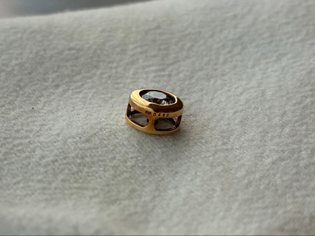 k18 ダイヤモンド 0.48ct ペンダントトップ　ネックレストップ　美品
