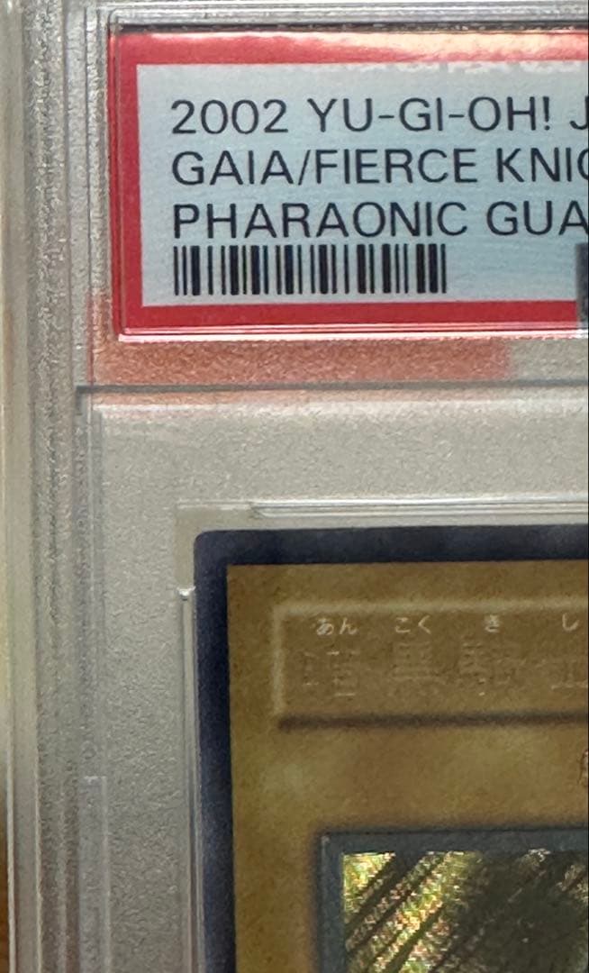 【遊戯王】暗黒騎士ガイア　レリーフ　PSA9