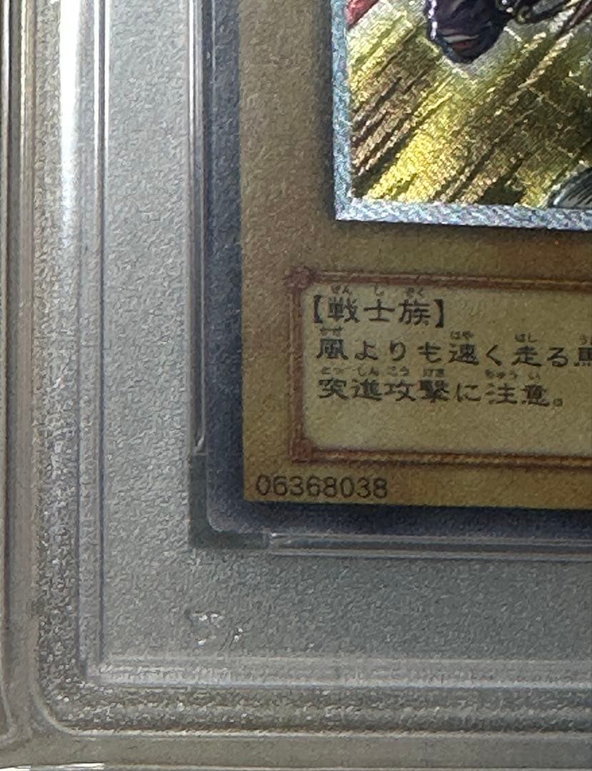 【遊戯王】暗黒騎士ガイア　レリーフ　PSA9