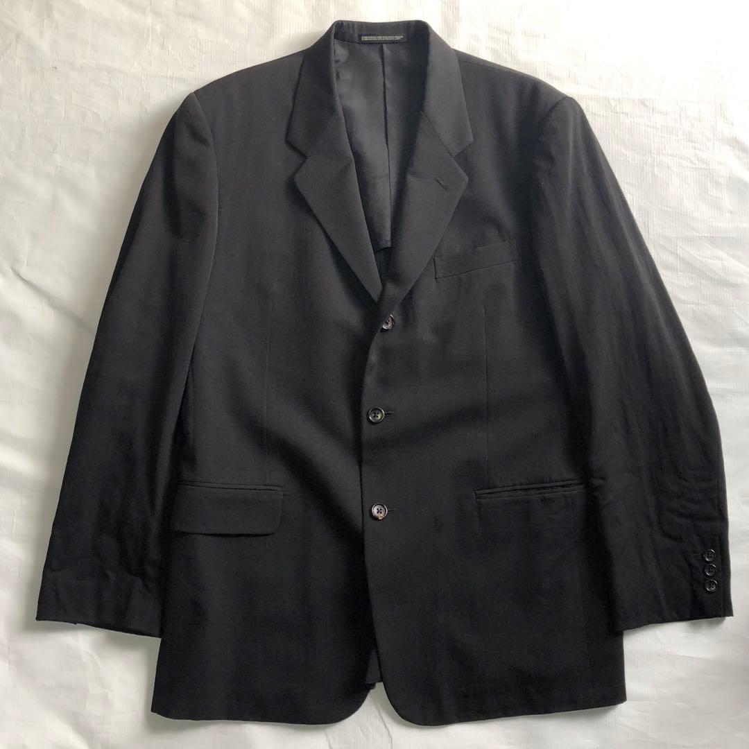 ヨウジヤマモト コスチュームドオム ウールギャバジン セットアップ ブラック