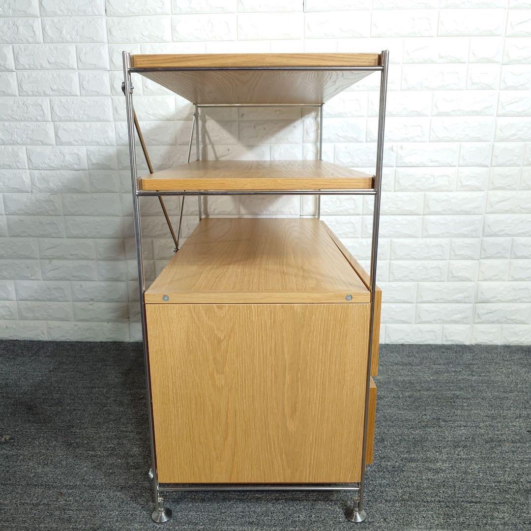 無印良品 ステンレスユニットシェルフ 収納棚 家具 インテリア D017