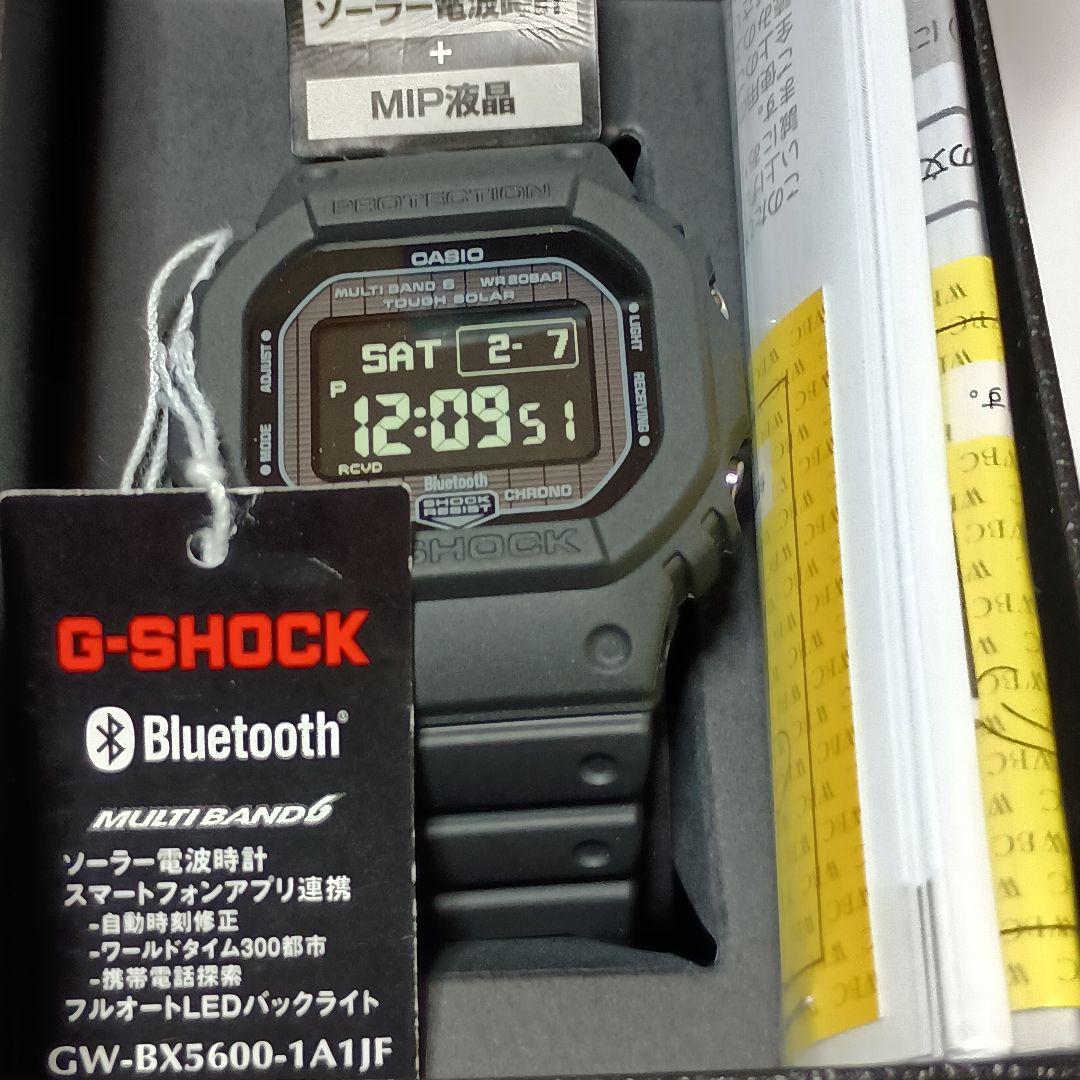 GW-BX5600-1A1JF　G-SHOCK　MIP液晶 電波ソーラー値札付