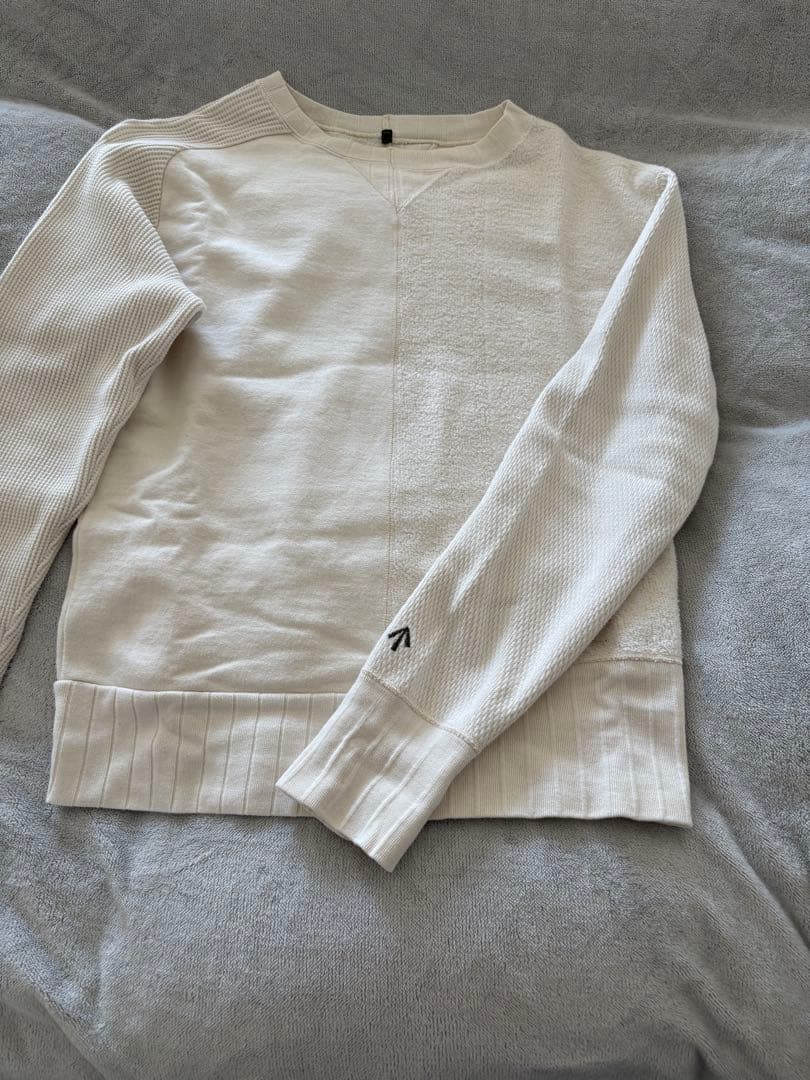 ナィジェルケーボン Nigel Cabourn ホワイト スウェット 48