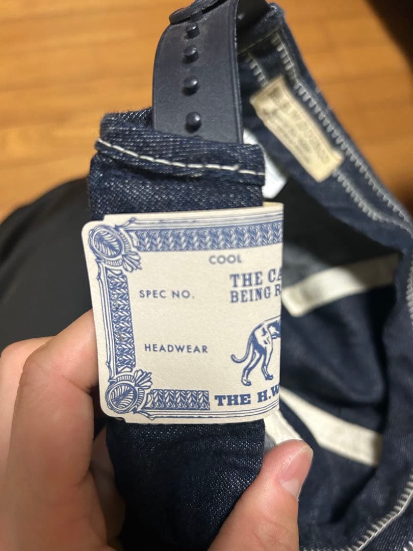 H.W.DOG CO. デニムキャップ ONE SIZE