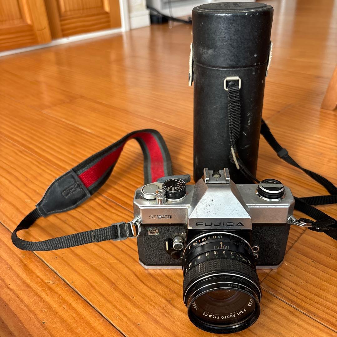 Fujica ST801 一眼レフカメラ レンズ付き