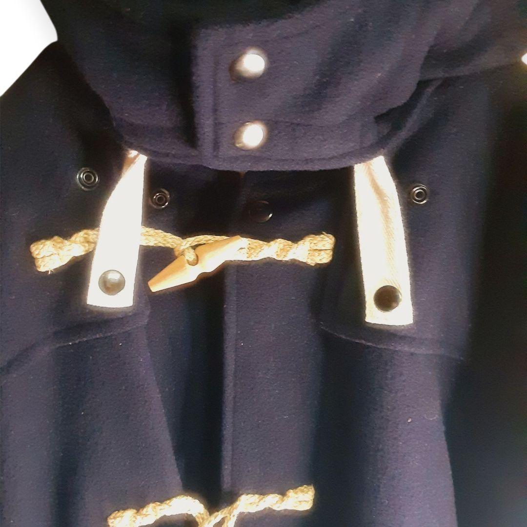 Paul Smith ダッフルロングコート ネイビー Lサイズ フード付き