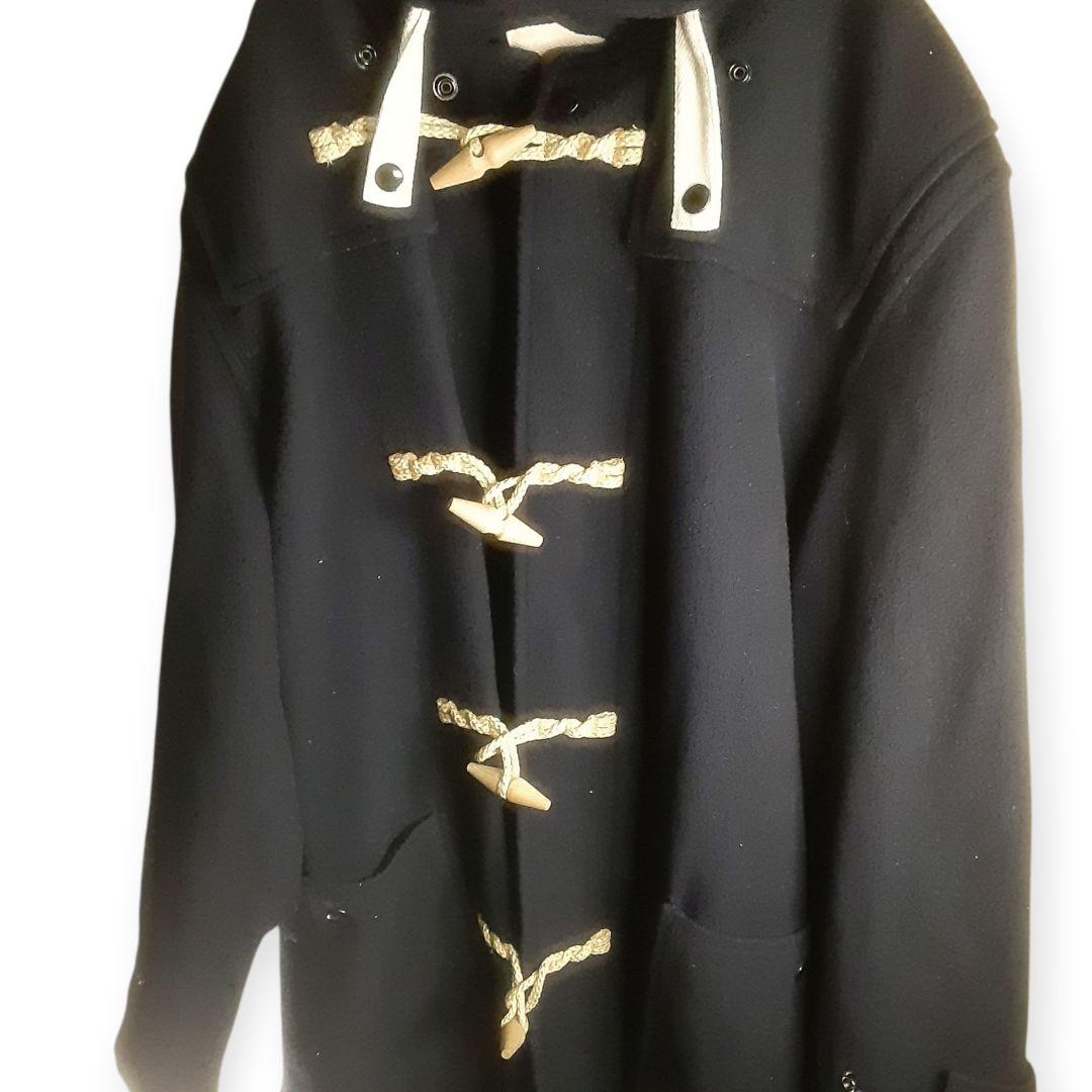 Paul Smith ダッフルロングコート ネイビー Lサイズ フード付き