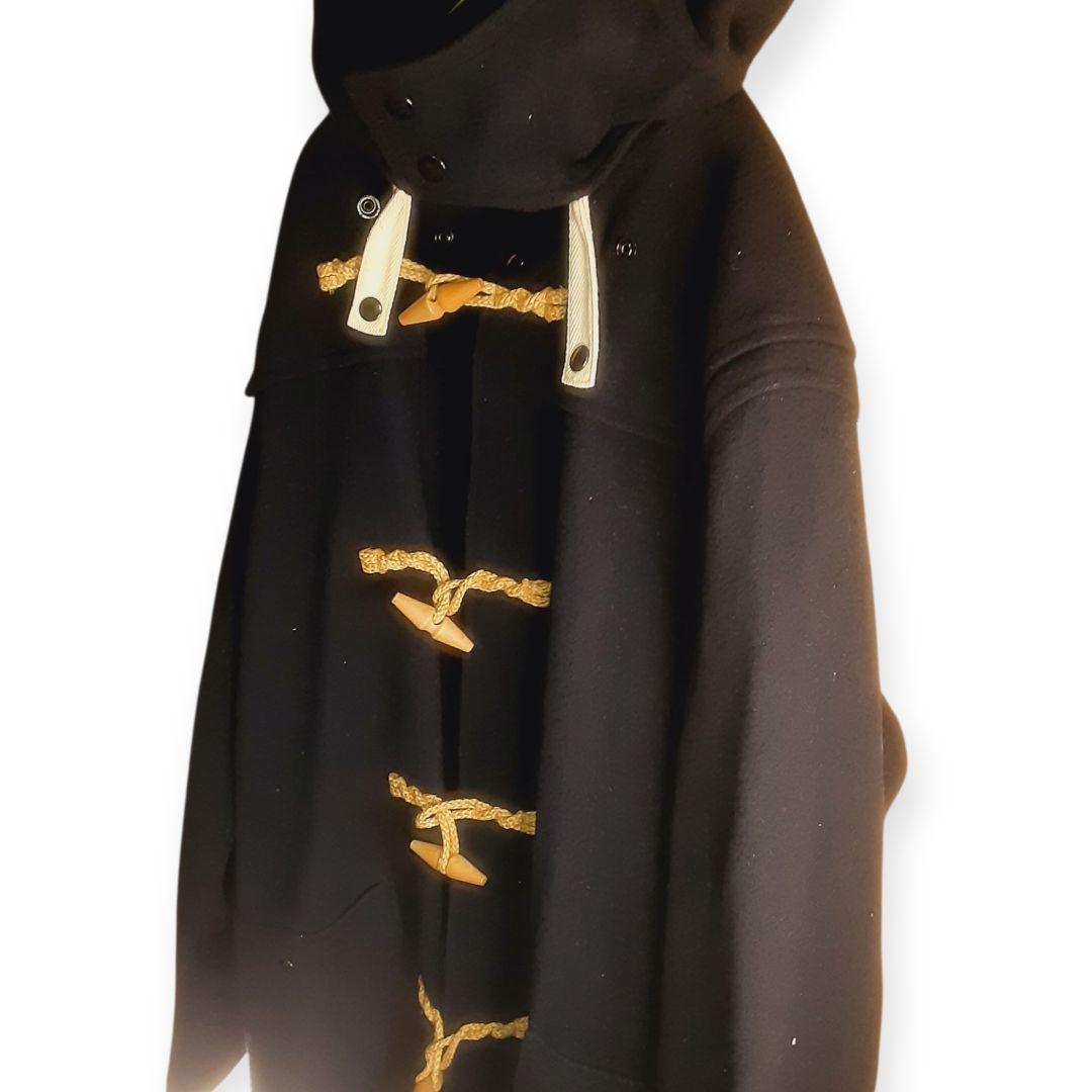 Paul Smith ダッフルロングコート ネイビー Lサイズ フード付き