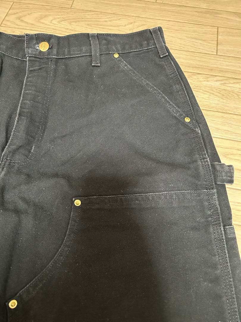 Carhartt B01 ダブルニーパンツ 黒 34×32 USA製