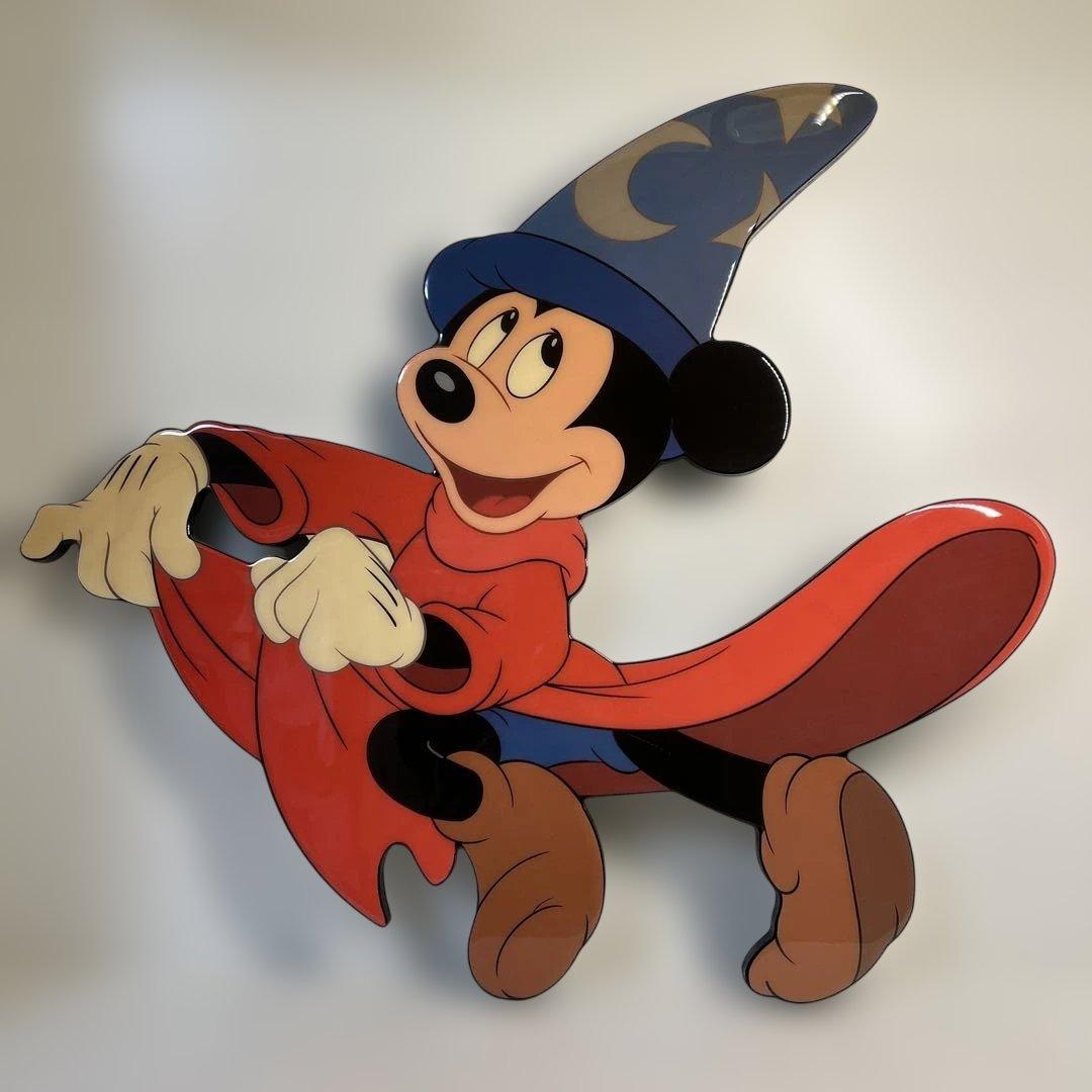 Disney ファンタジア ミッキー 大型壁掛けヴィンテージ