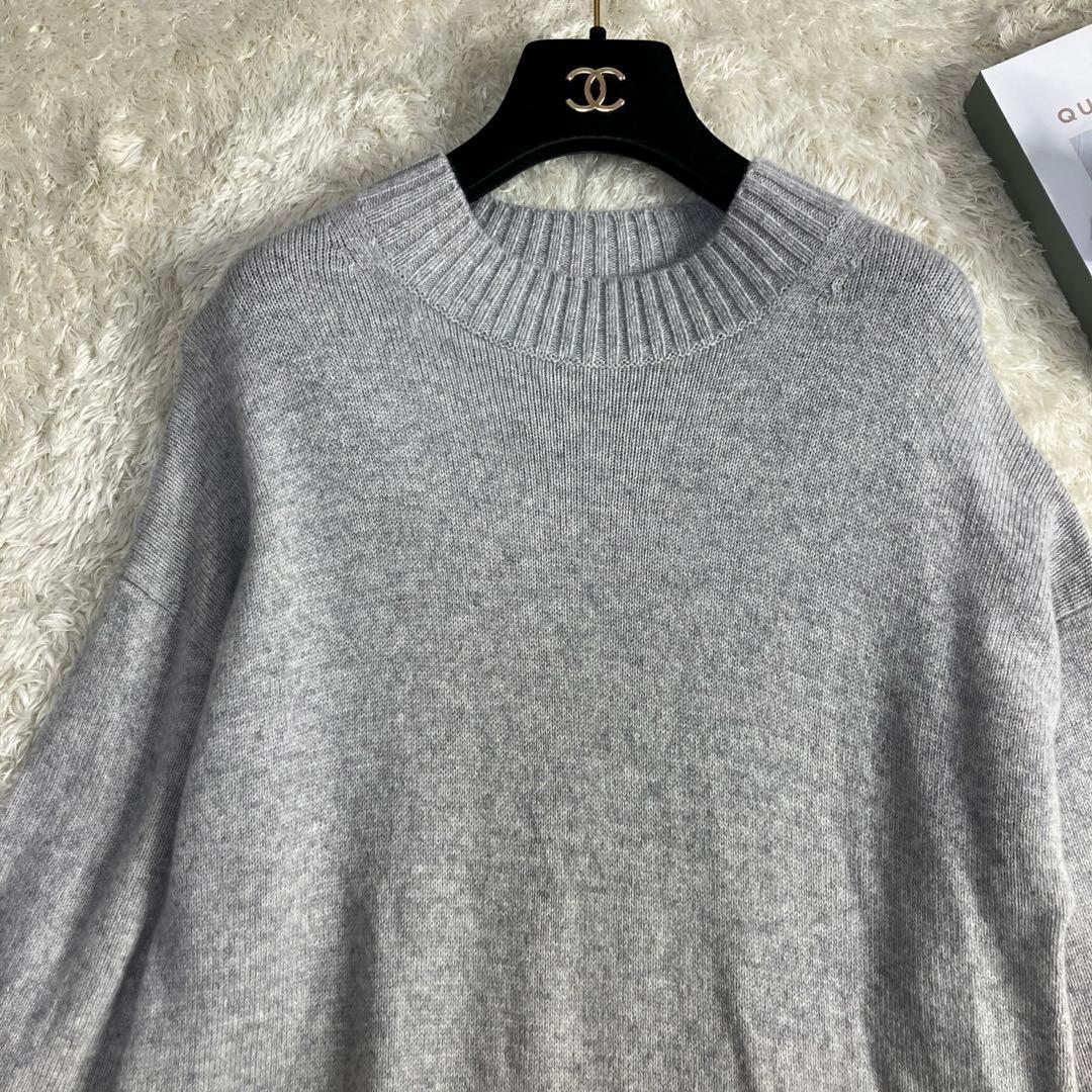 24AW✨23区　【洗える】カシミヤブレンド ニットワンピース　メリノウール