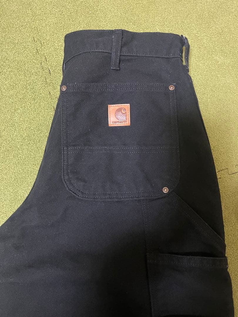 カーハート　ダブルニー　w32L30 ブラック