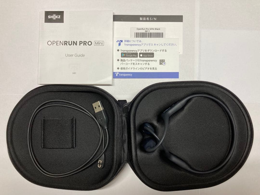 SHOKZ OPENRUN PRO Mini 骨伝導イヤホンBlack