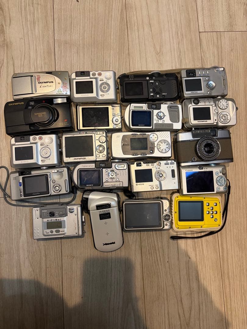 デジタルカメラとフィルムカメラ色々　ジャンク　20台