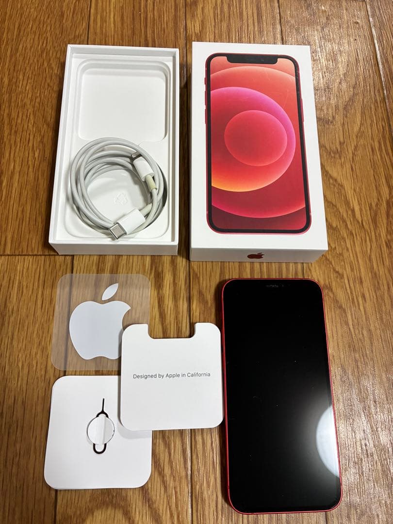 iPhone 12 mini RED 64GB SIMフリー 本体