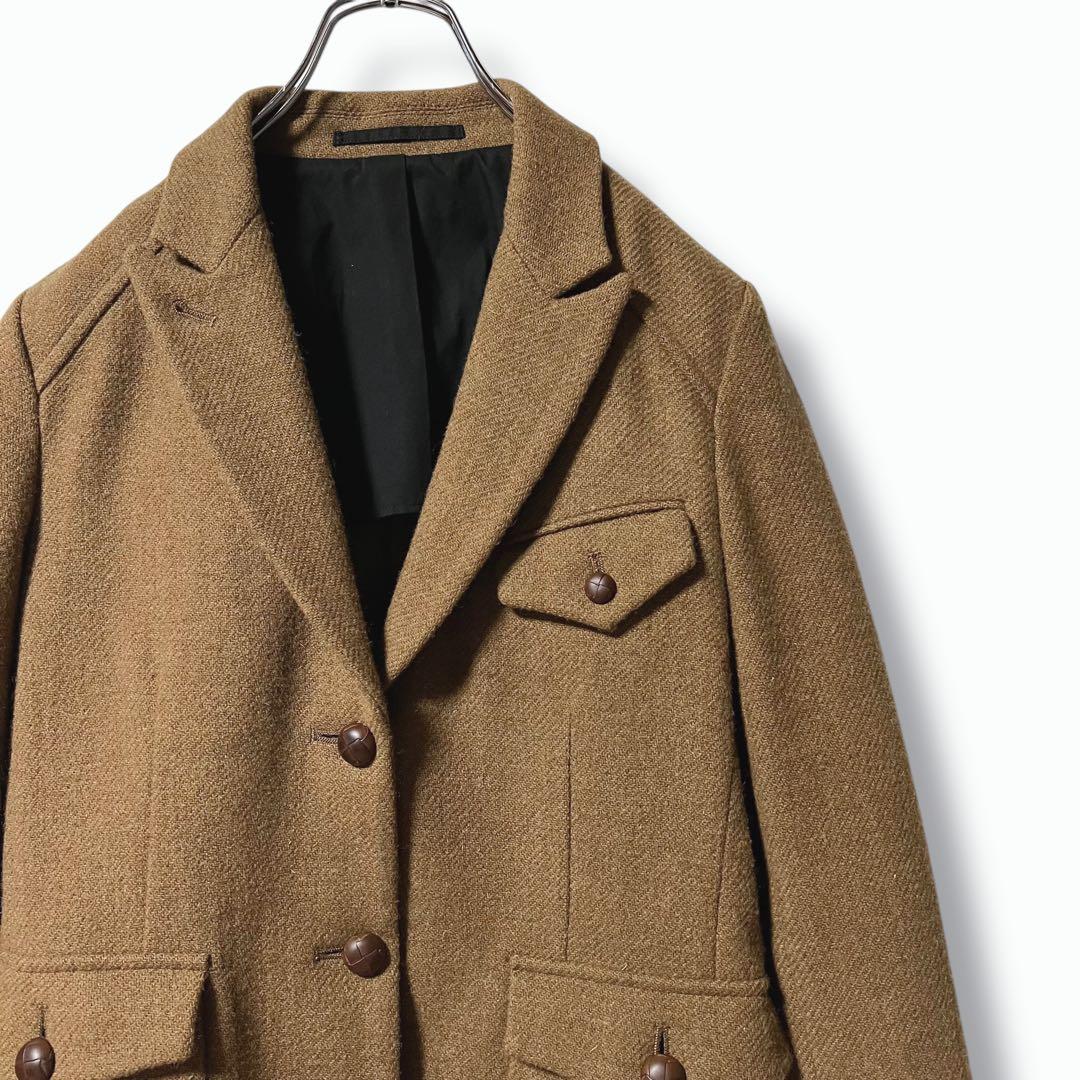 旧タグ❤️胡桃ボタン❤️マーガレットハウエル ハリスツイード ジャケット L