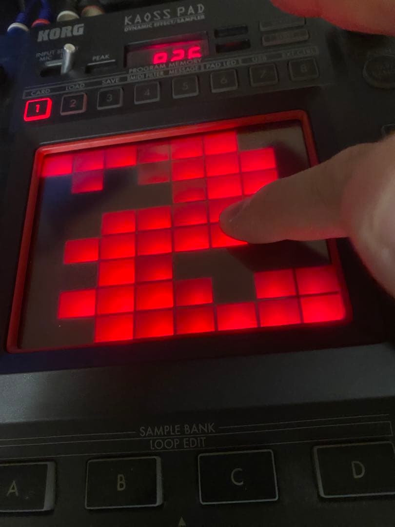 【ジャンク】KORG KAOSS PAD KP3エフェクター・サンプラー