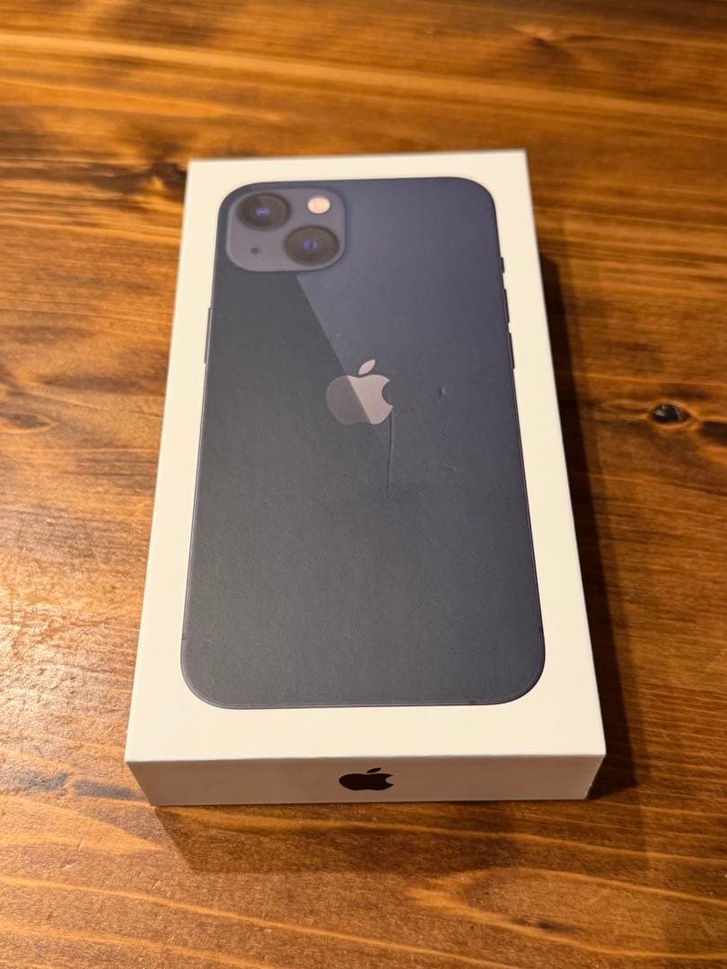 Apple iPhone 13 ミッドナイト 本体 充電ケーブル付き　画面割れ