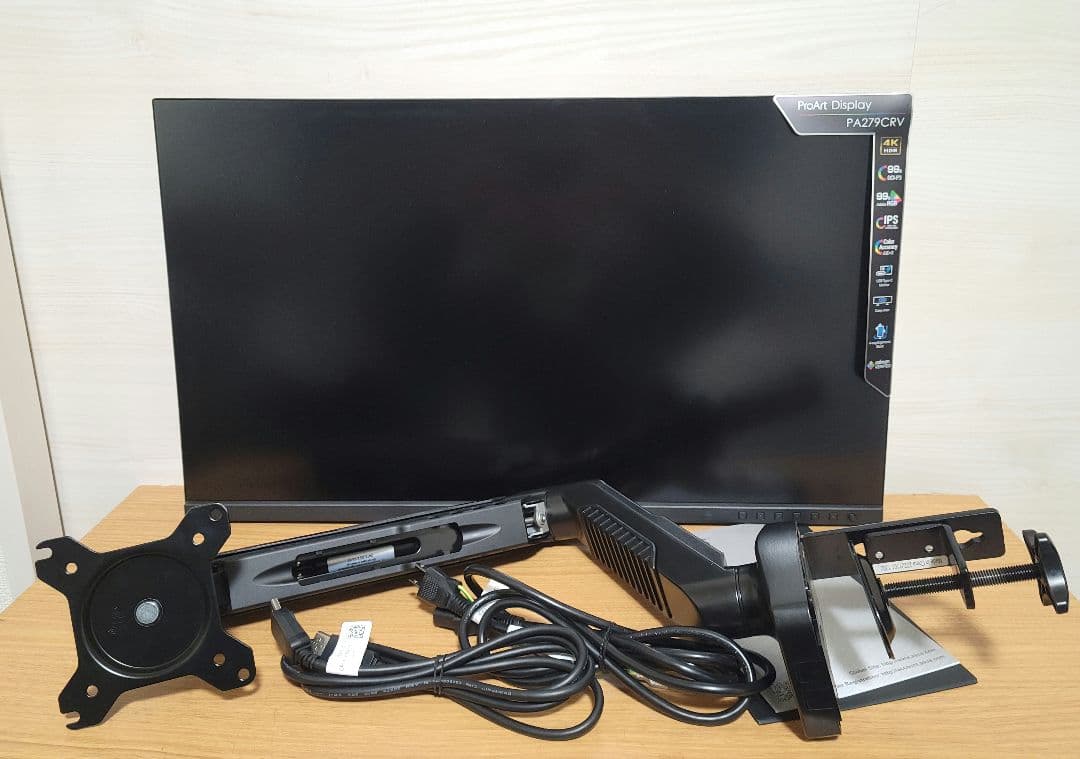 美品　ASUS 4K モニター ProArt PA279CRV