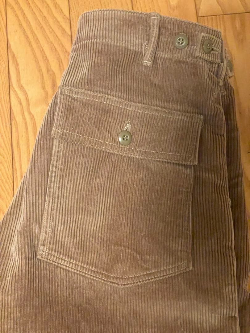 orSlow コーデュロイ ベイカーパンツ サンプル品一点物 サイズS 日本製