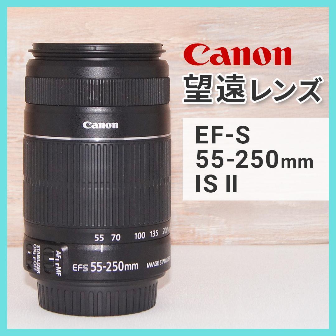 望遠レンズ✨ キャノン EF-S 55-250mm IS Ⅱ 手ブレ補正♡