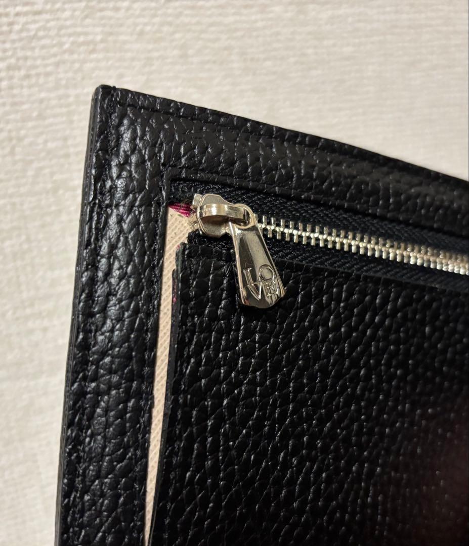 ADMJ スリムウォレット 長財布 ブラック