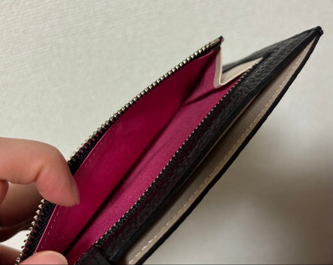 ADMJ スリムウォレット 長財布 ブラック