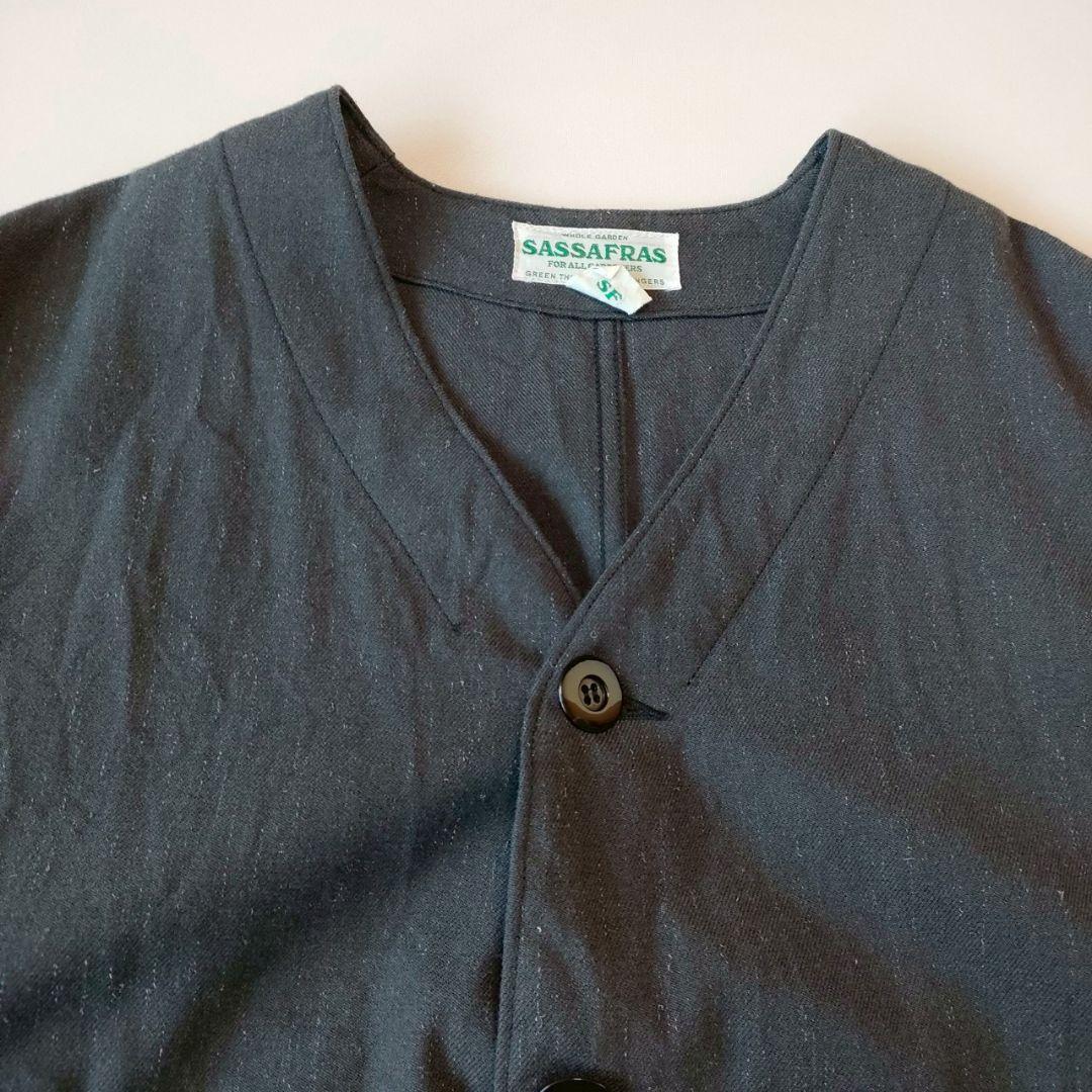 SASSAFRAS ランドスケーパーベストプラス М 日本製 チャコール