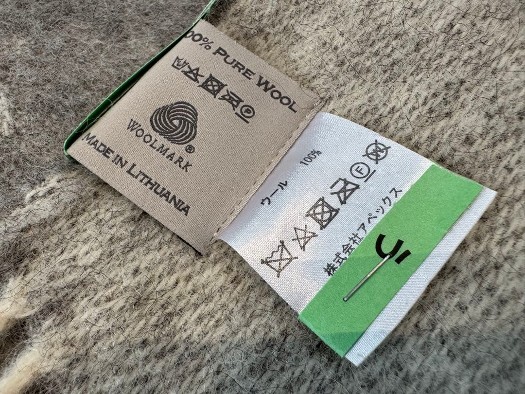 SILKEBORG 100%ウール ブランケット 毛布 ひざ掛け