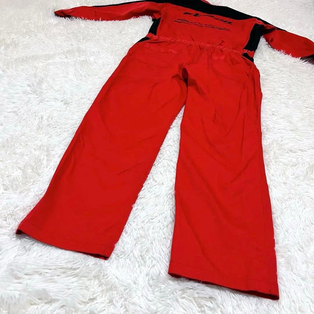 美品 スナップオン 3L オーバーオール 作業着 作業用 つなぎ レッド