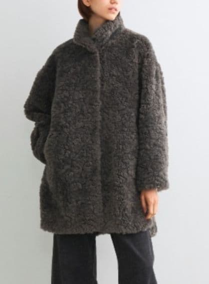 three dots　スリードッツ　エコペル社アップサイクル　エコファーコートS