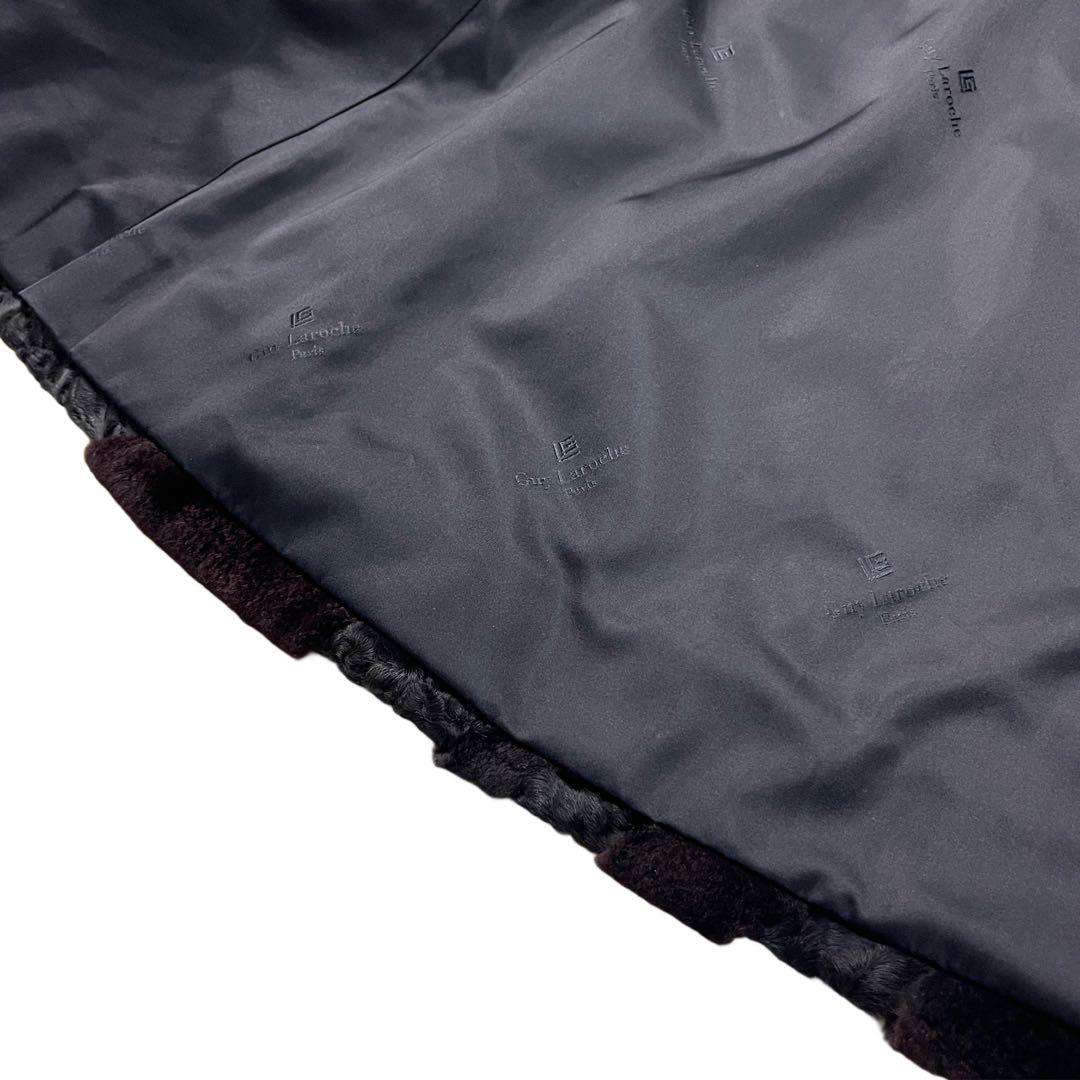 総丈89cm　裾周り192cm　ギラロッシュ　シェアードミンク　ファーコート