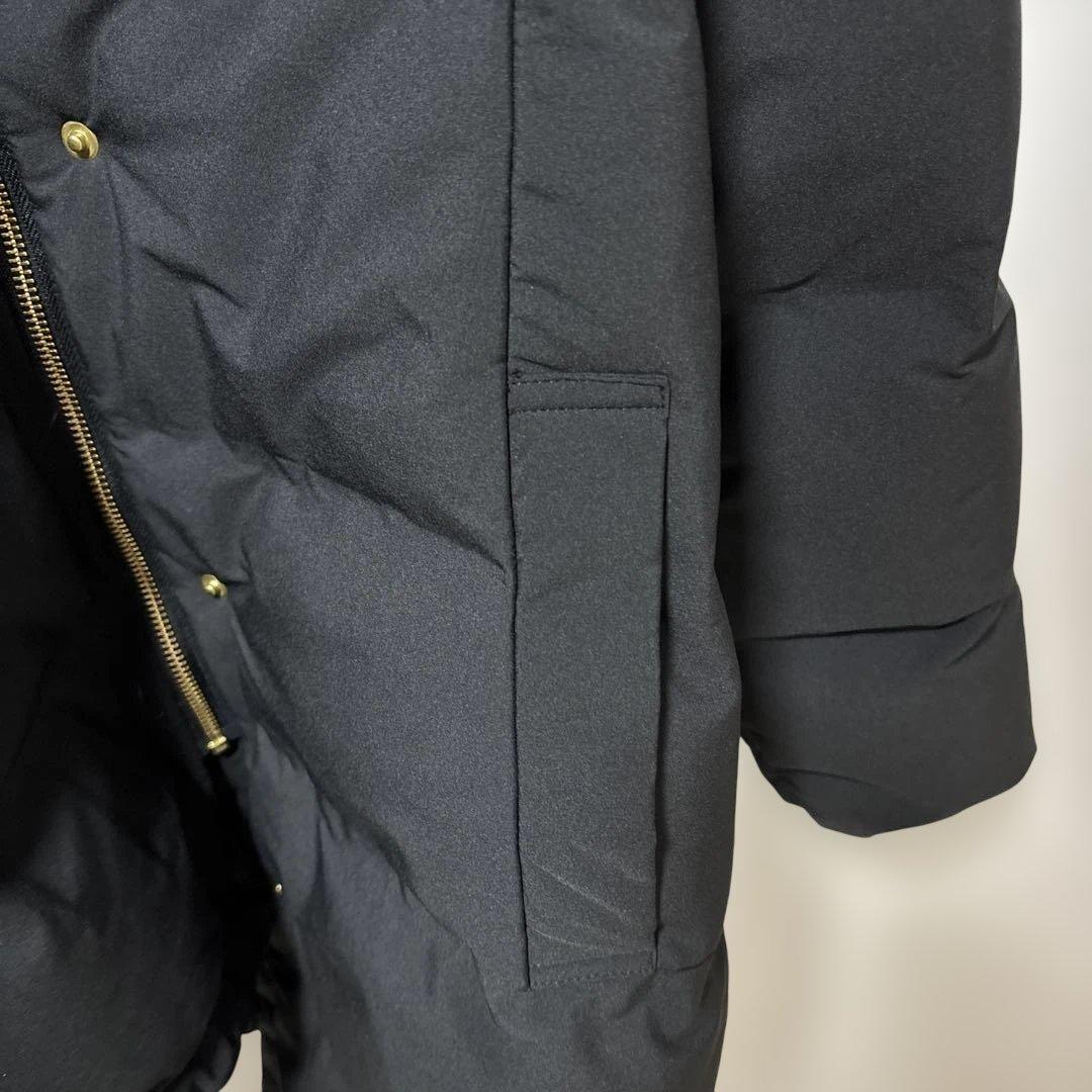 【LEPSIM　レプシィム】ダッカー付き　マタニティ　ダウンコート　ブラック黒