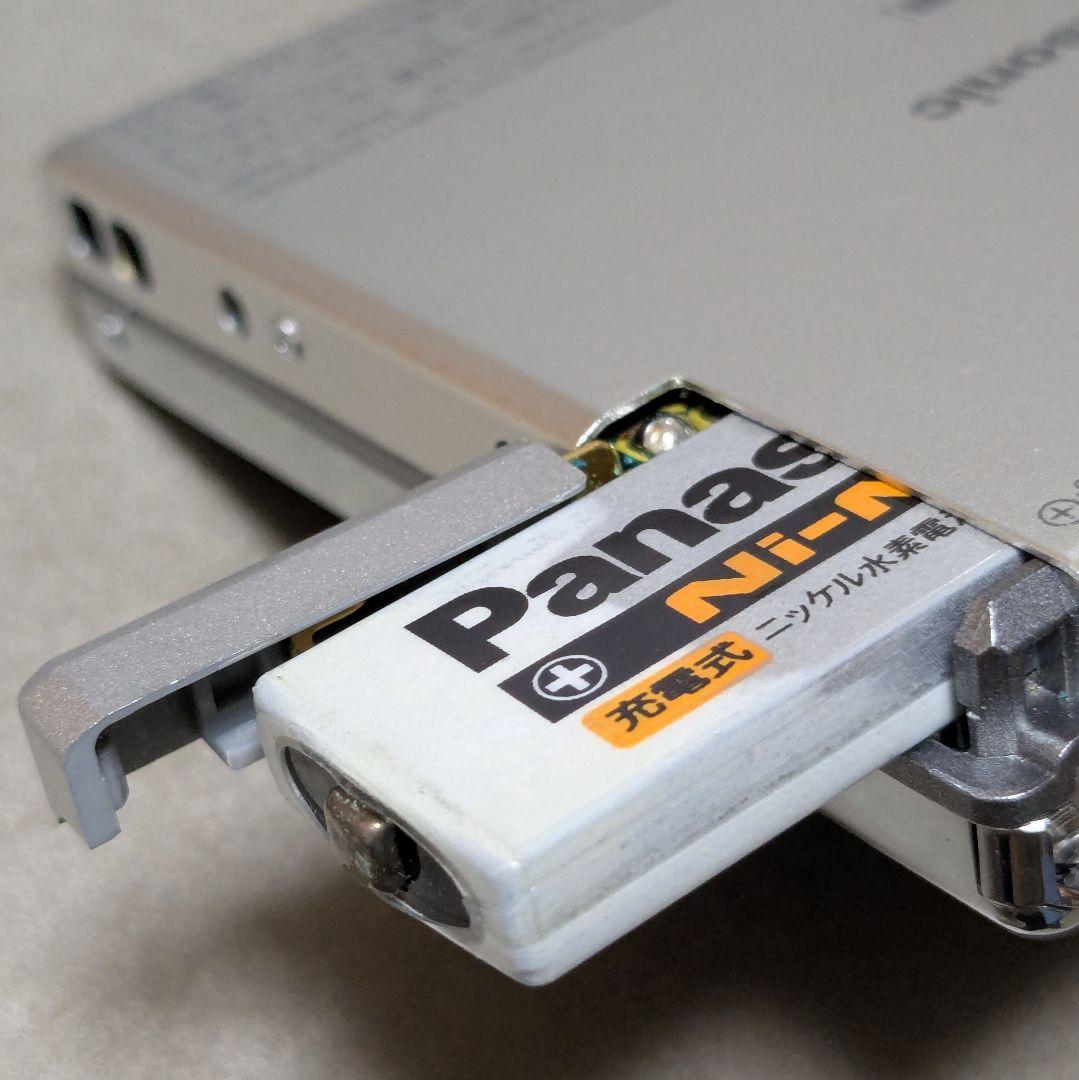 パナソニック　SJ MJ550 A　ポータブル MD プレーヤー　ブルー