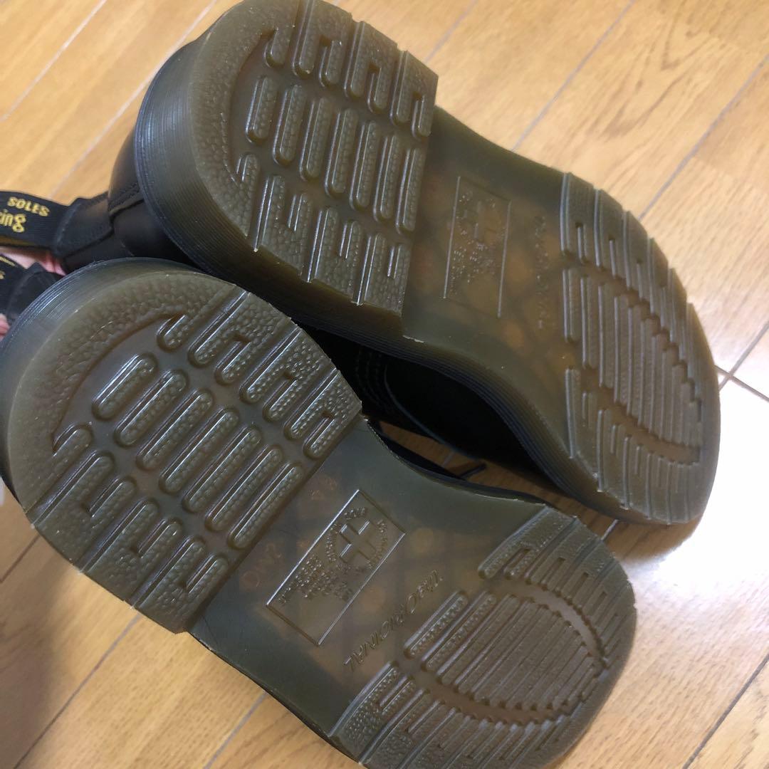 UK4 黒 ハイカットブーツ Dr. Martens