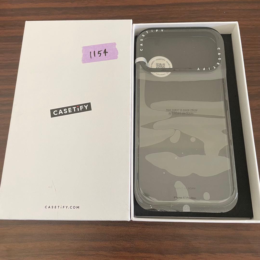 CASETiFY iPhone 17 Pro Max ケース 耐衝撃 ブラック