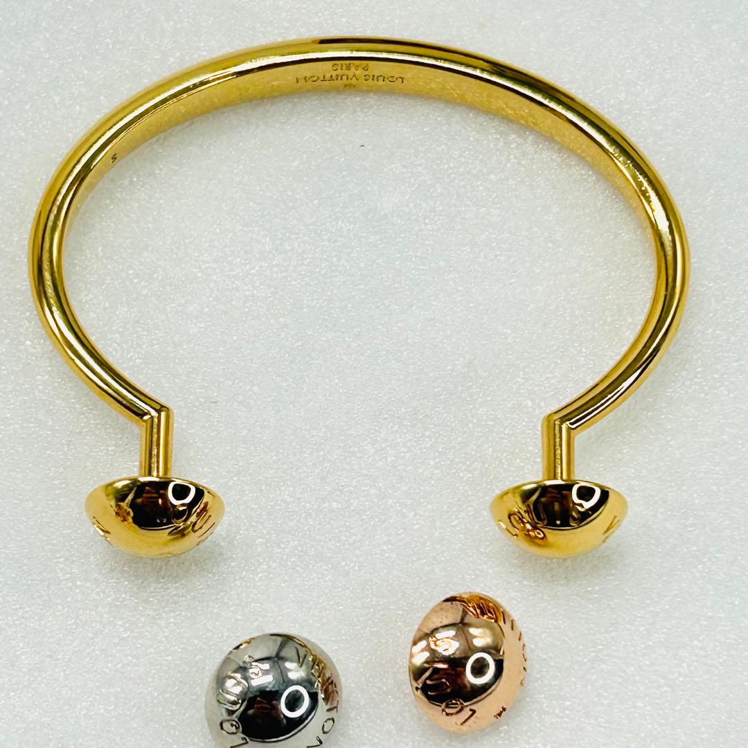 美品　LOUIS VUITTON ルイヴィトン ジョンク スタッディ バングル