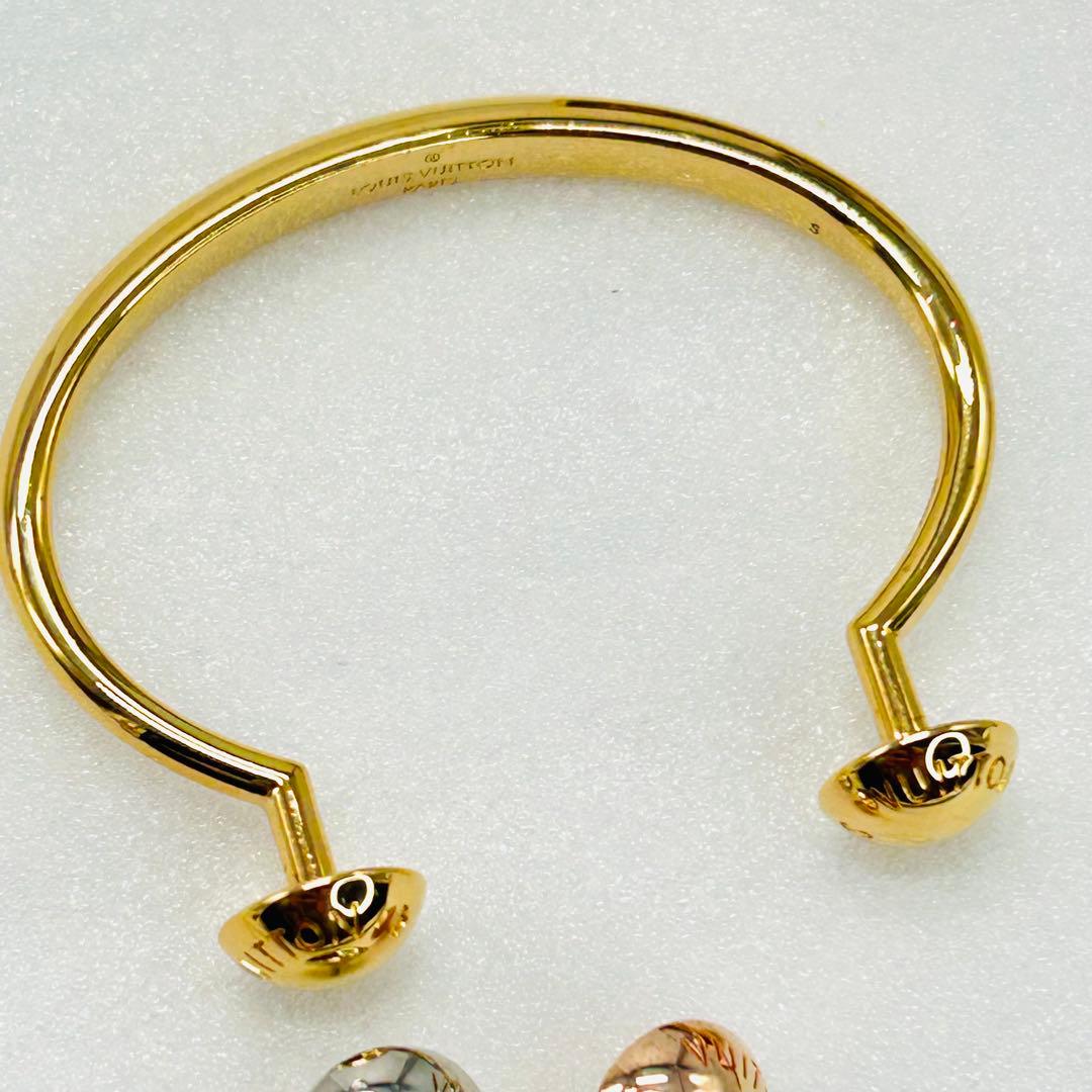 美品　LOUIS VUITTON ルイヴィトン ジョンク スタッディ バングル