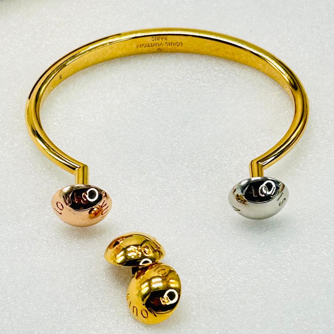 美品　LOUIS VUITTON ルイヴィトン ジョンク スタッディ バングル