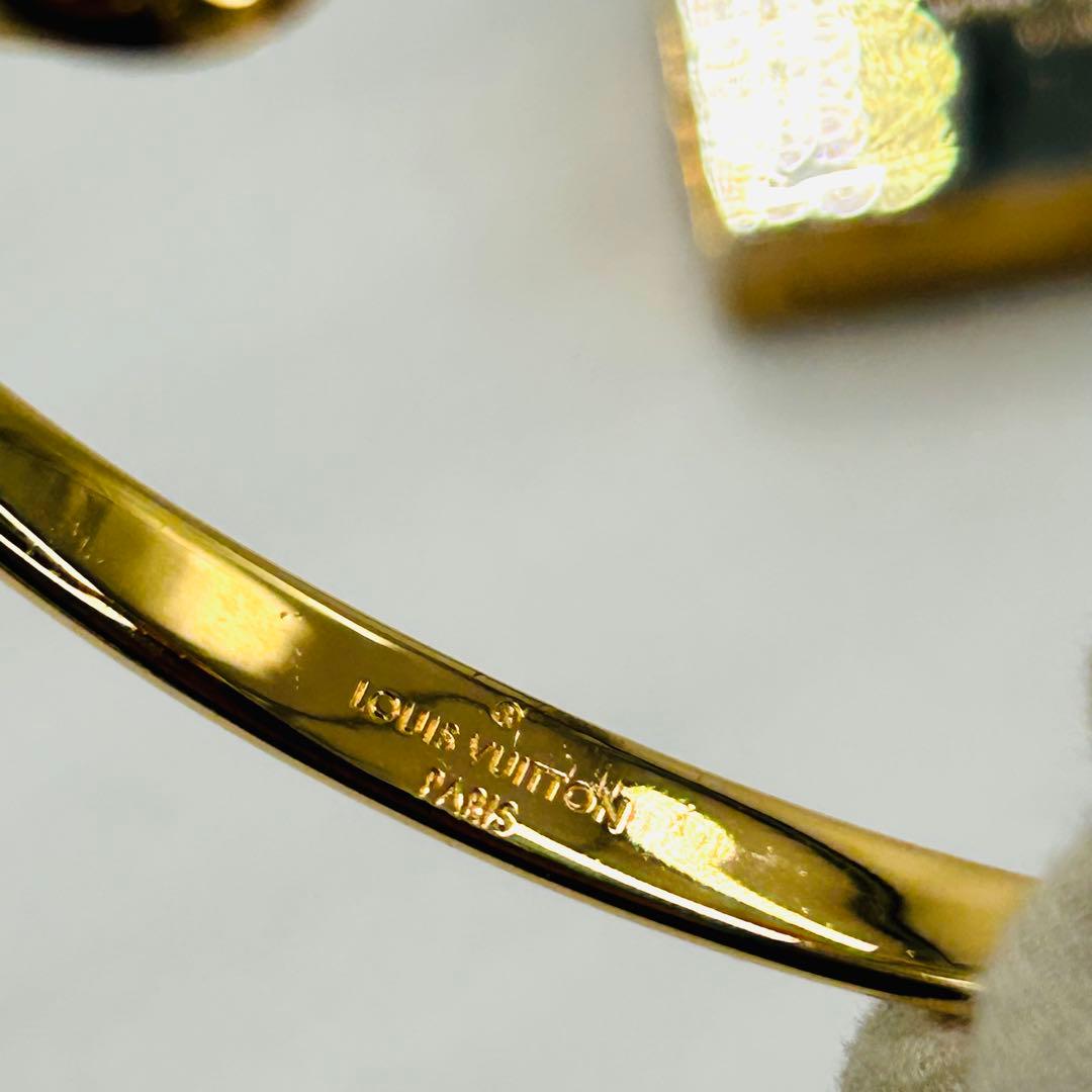 美品　LOUIS VUITTON ルイヴィトン ジョンク スタッディ バングル