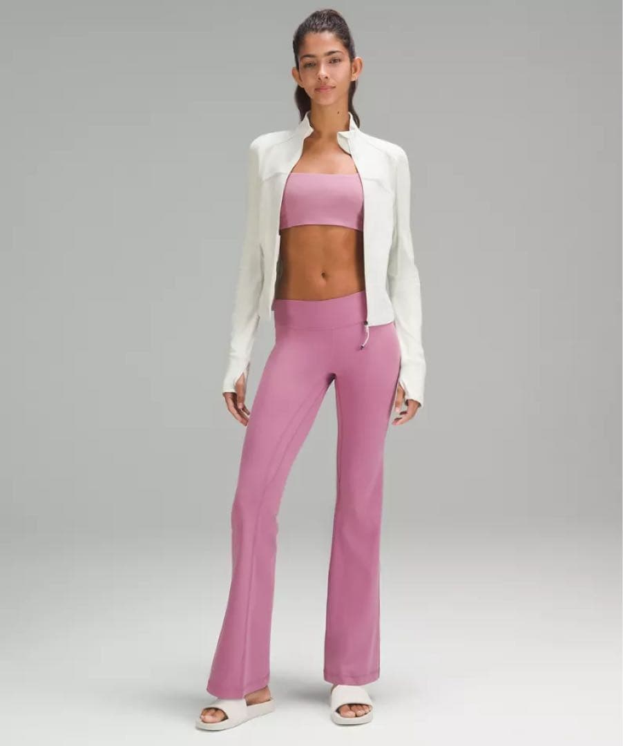 ルルレモン クロップdefineジャケット リブnulu