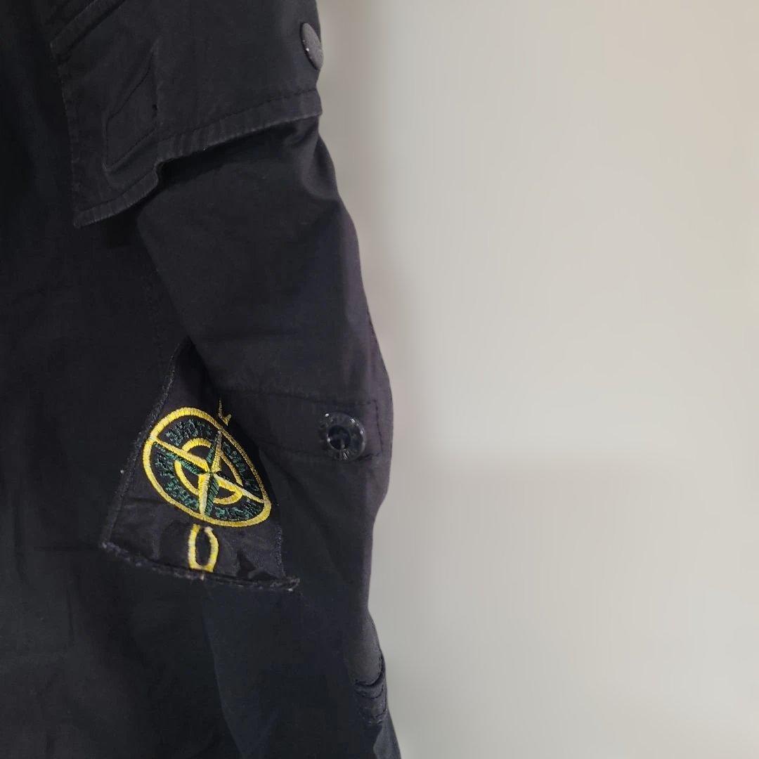 stone 黒 ストーンアイランド w34 カーゴパンツ ブラック