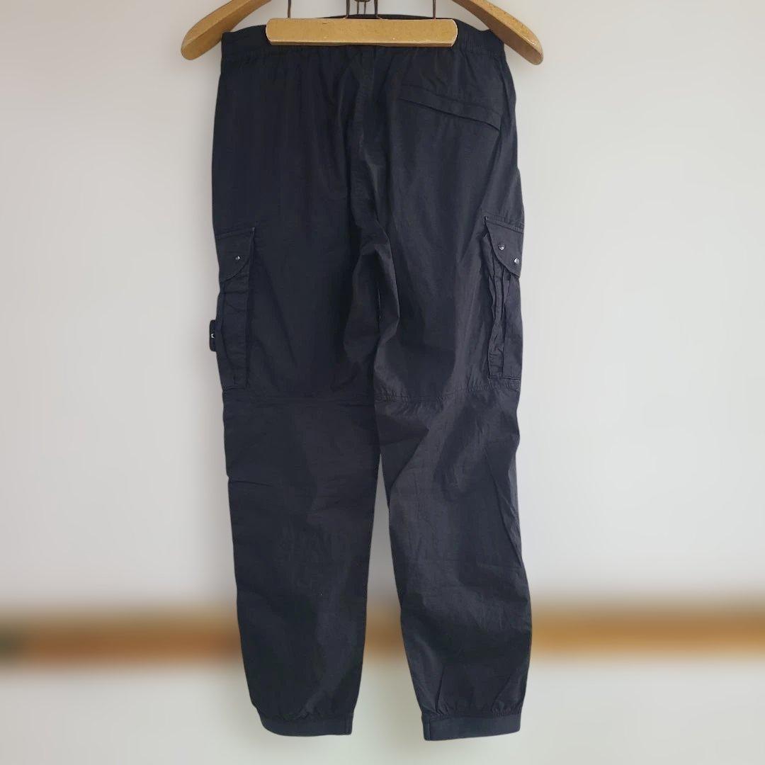 stone 黒 ストーンアイランド w34 カーゴパンツ ブラック