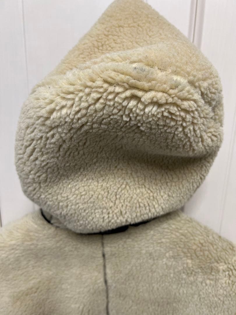 メゾンマルジェラ　フェイクムートンフーデッドコート　ダッフルコート 48 美品