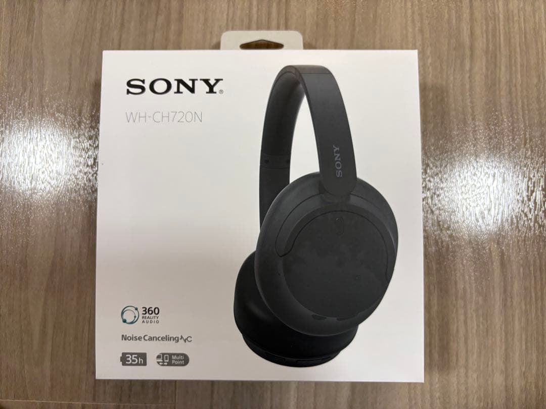 SONY WH-CH720N ワイヤレスヘッドホン　1日のみ使用　25年4月購入