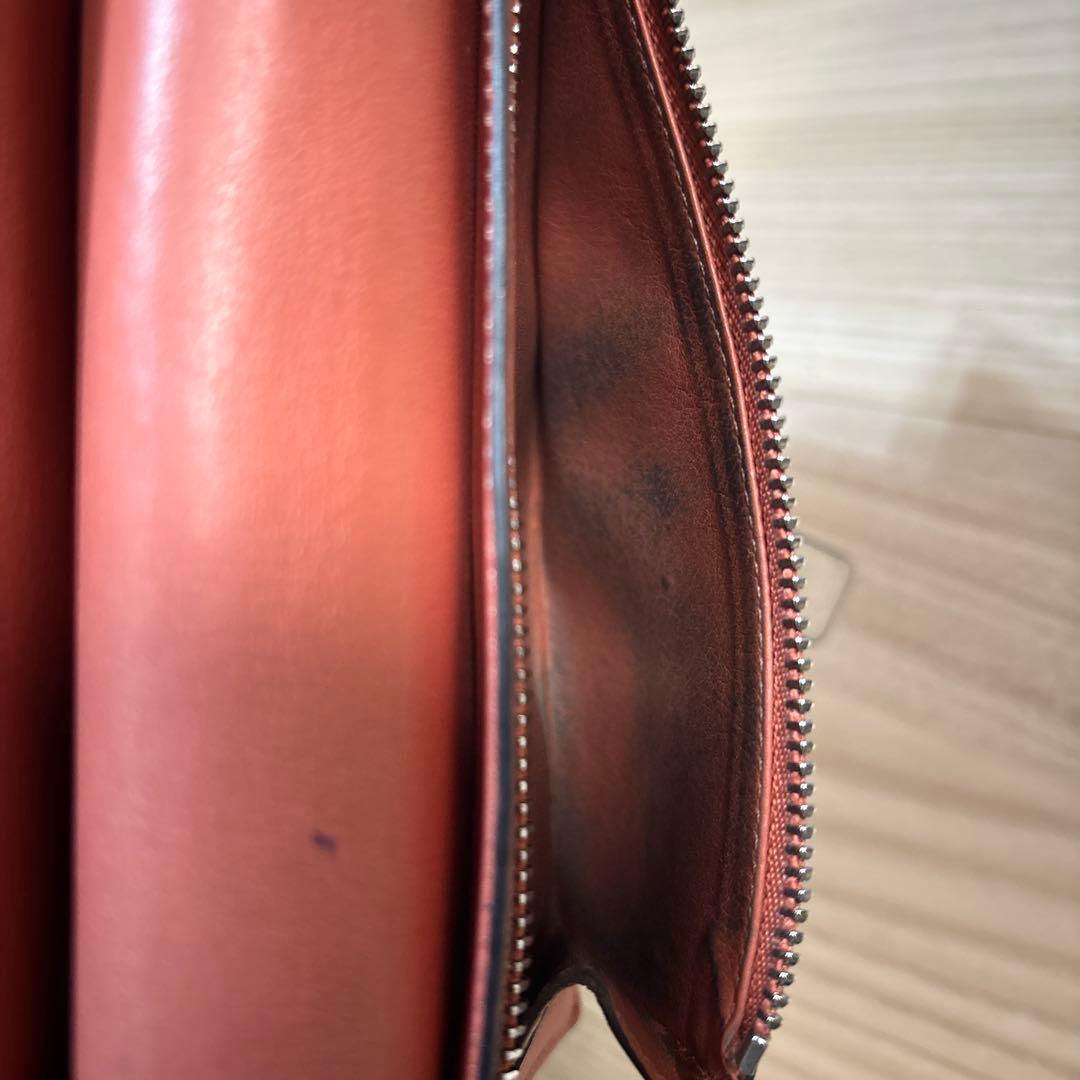 LOEWE ベージュ レザー 長財布