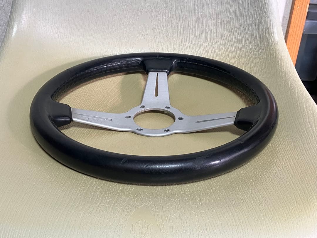 【専用】FET刻印有 ナルディ ステアリング クラシック シルバー 33φ