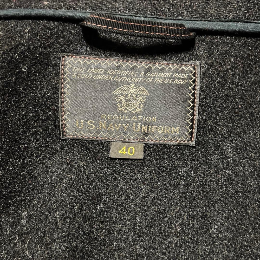 送料込　BUZZ RICKSON'S サブマリーナコート　40サイズ　ウール