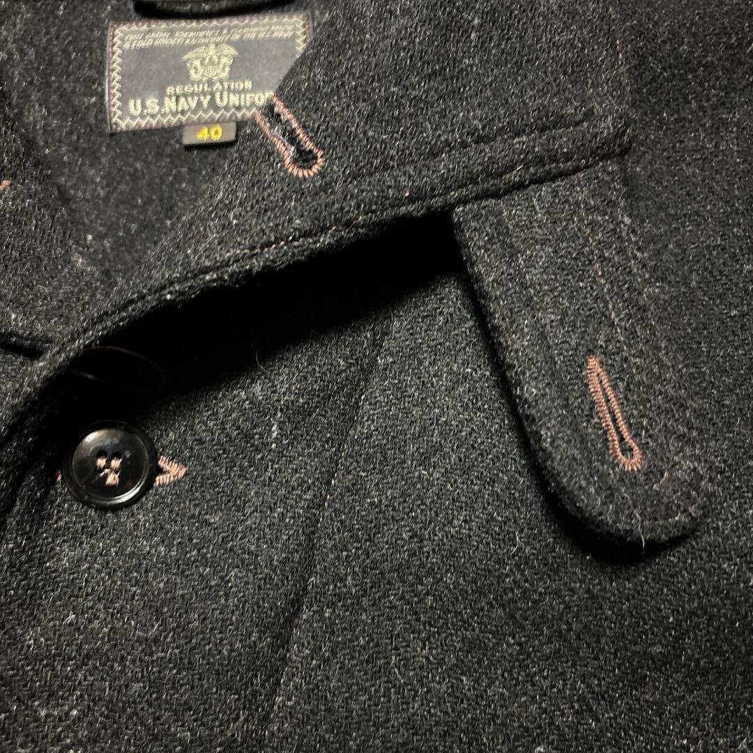 送料込　BUZZ RICKSON'S サブマリーナコート　40サイズ　ウール